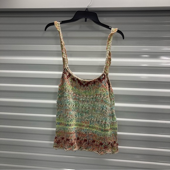 Free People Tops - Free People Multicolor Knit Tank Top